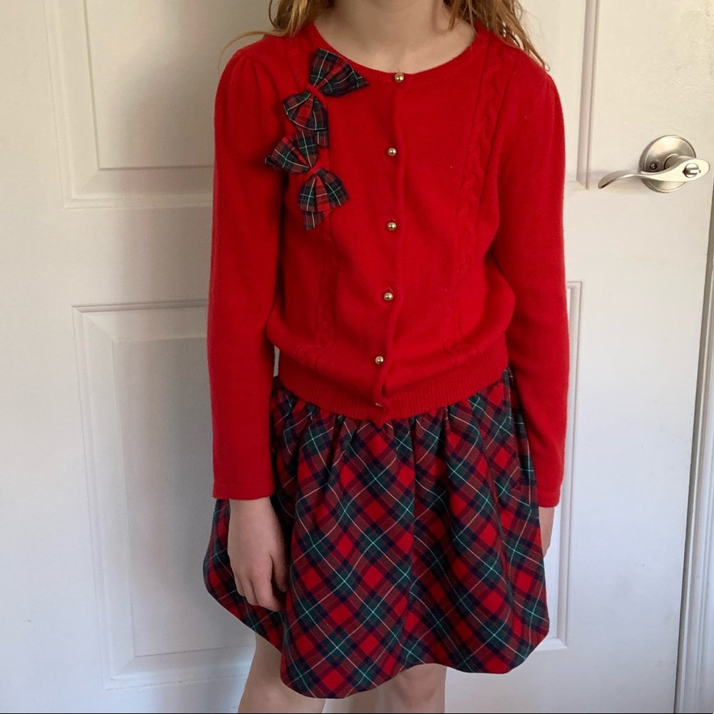 Janie and Jack size 5 sweater and skirt